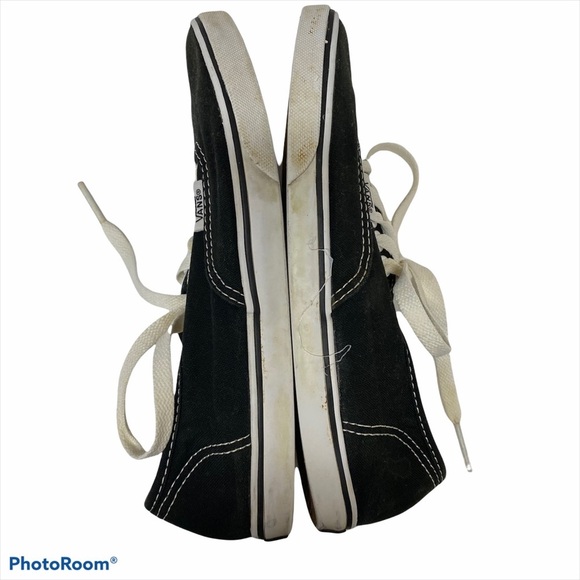 Vans Authentic Lo Pro Lace up Canvas Shoe in Black - Picture 4 of 7